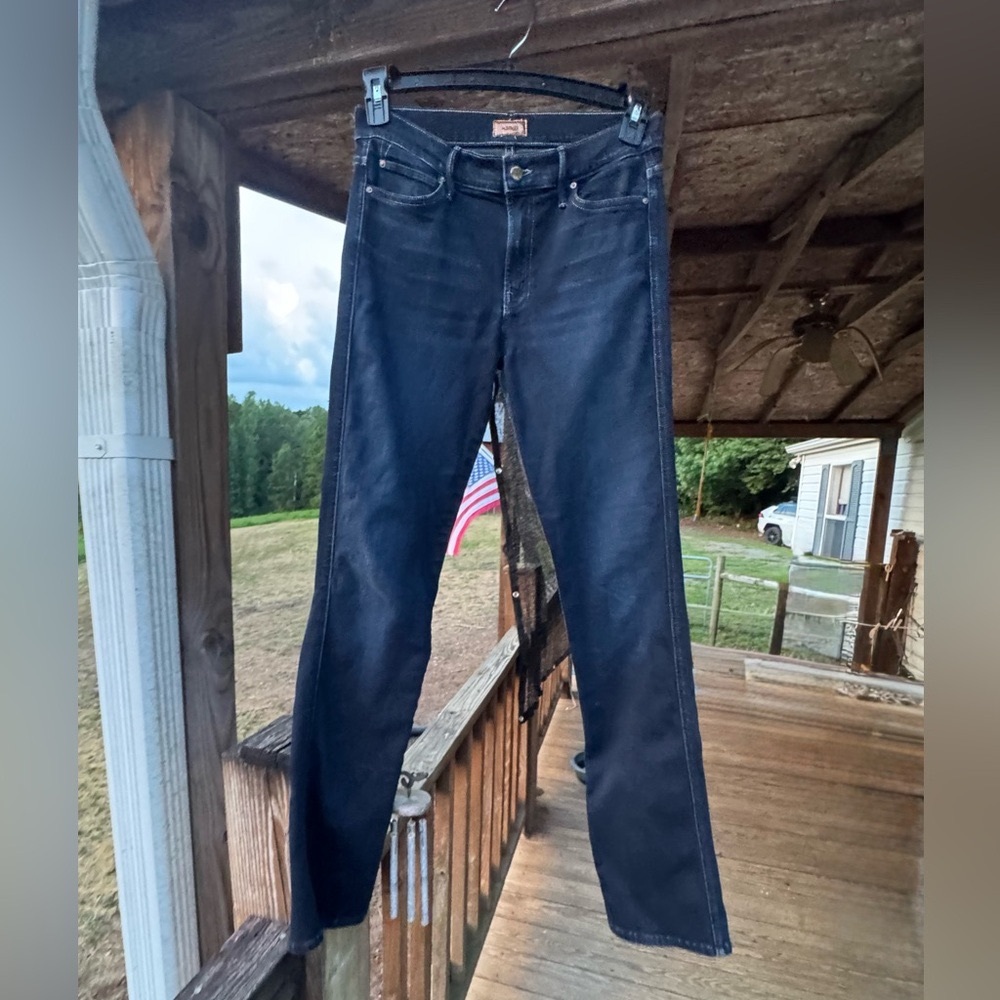 Mother Denim Leg Dark Wash Jeans- Minor Signs of Use